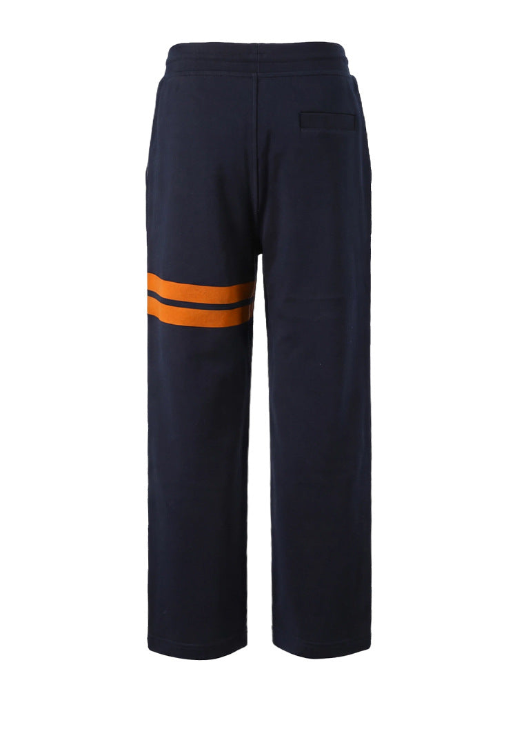 Thom Browne Style Casual Unisex Sweatpants with Signature Four-Bar Detail