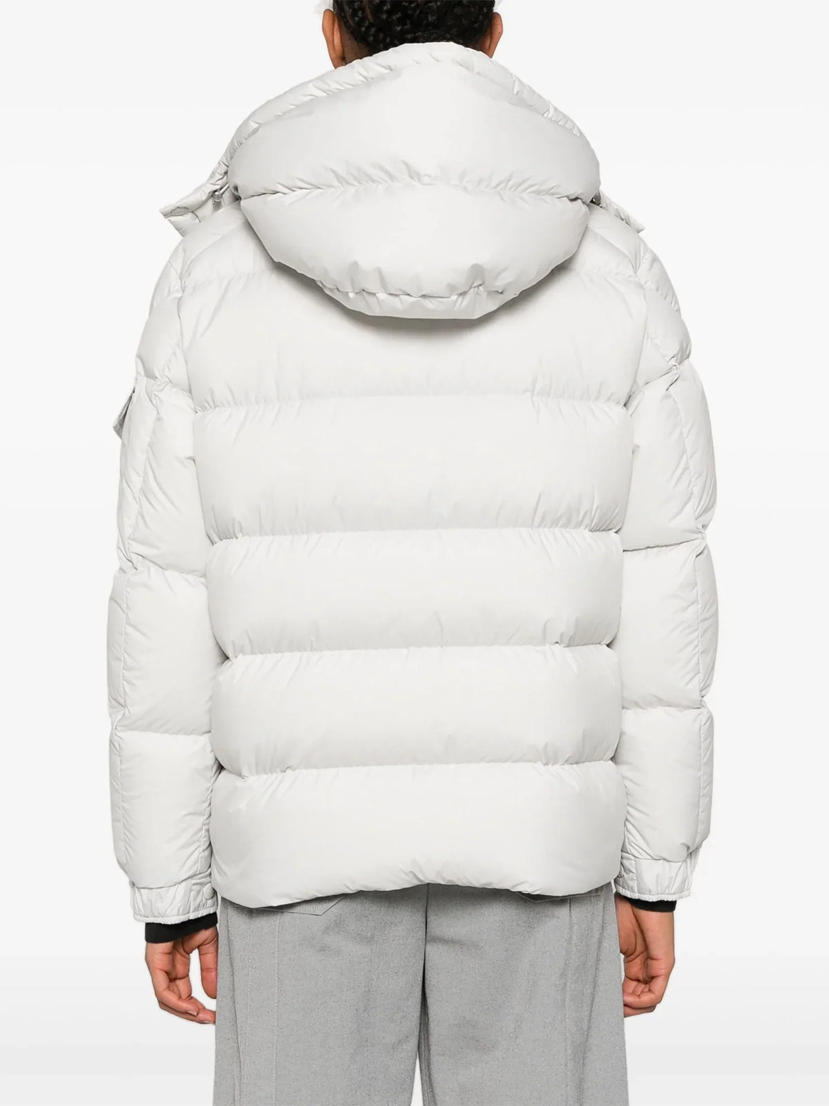 Moncler Maya 70th Anniversary Short Down Jacket — White
