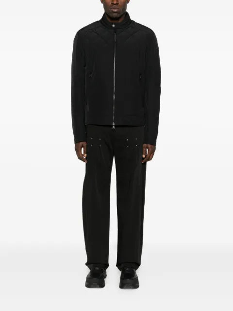 Moncler quilted diamond-pattern jacket