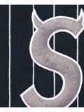 Supreme Devil S pinstriped hoodie