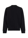 BOSS logo-patch ribbed-trim sweater