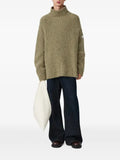 MM6 Maison Margiela bouclé-knit turtleneck sweater