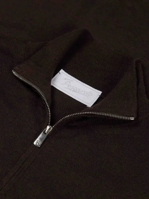 Marco Pescarolo quarter-zip knitted sweater