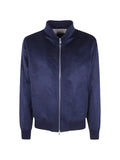 Barba cashmere zip-up jacket