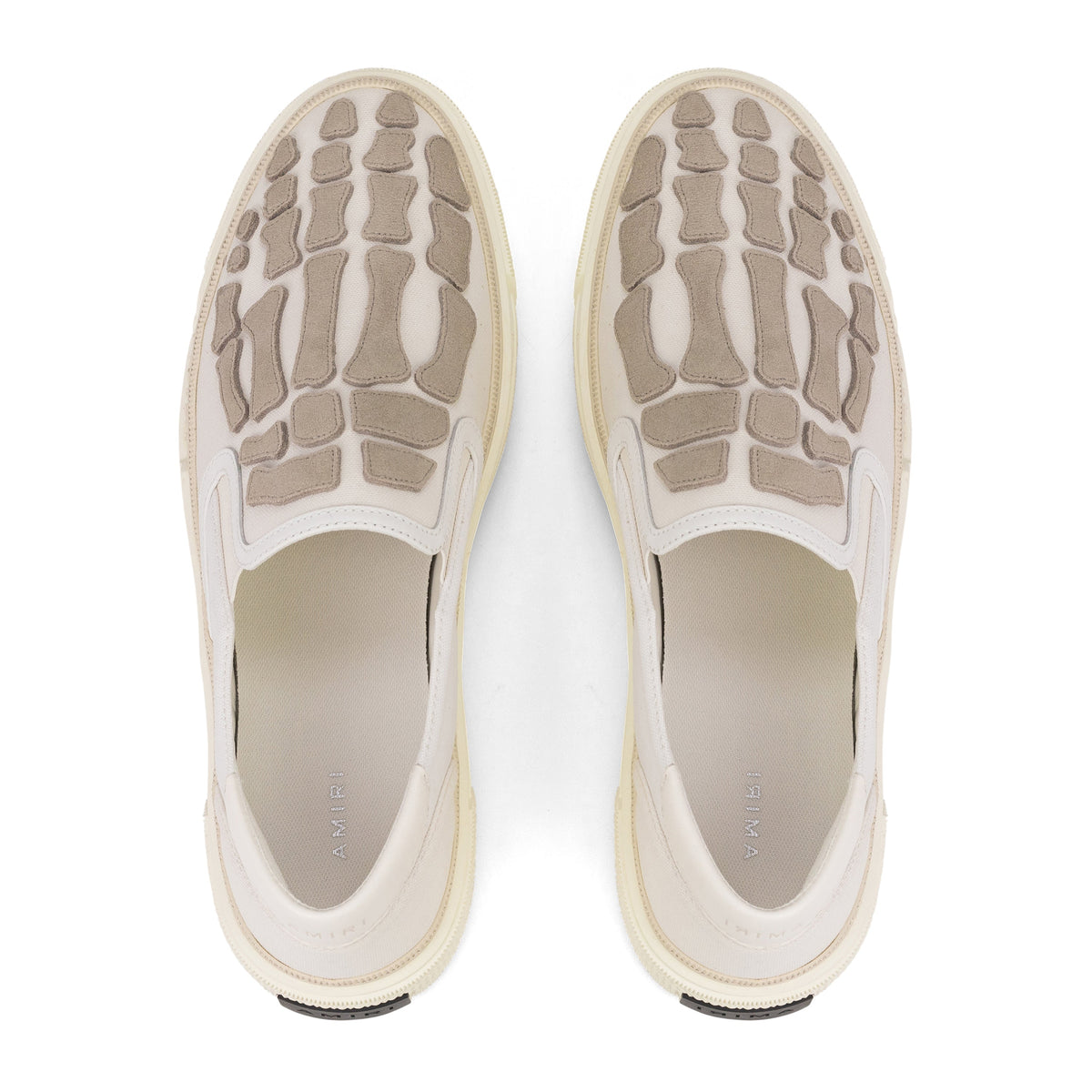 White Skel Top Slip On Sneakers