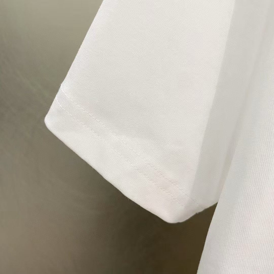Amiri Preemo Vinyl Record Front Graphic Crew‑Neck Short‑Sleeve T‑Shirt