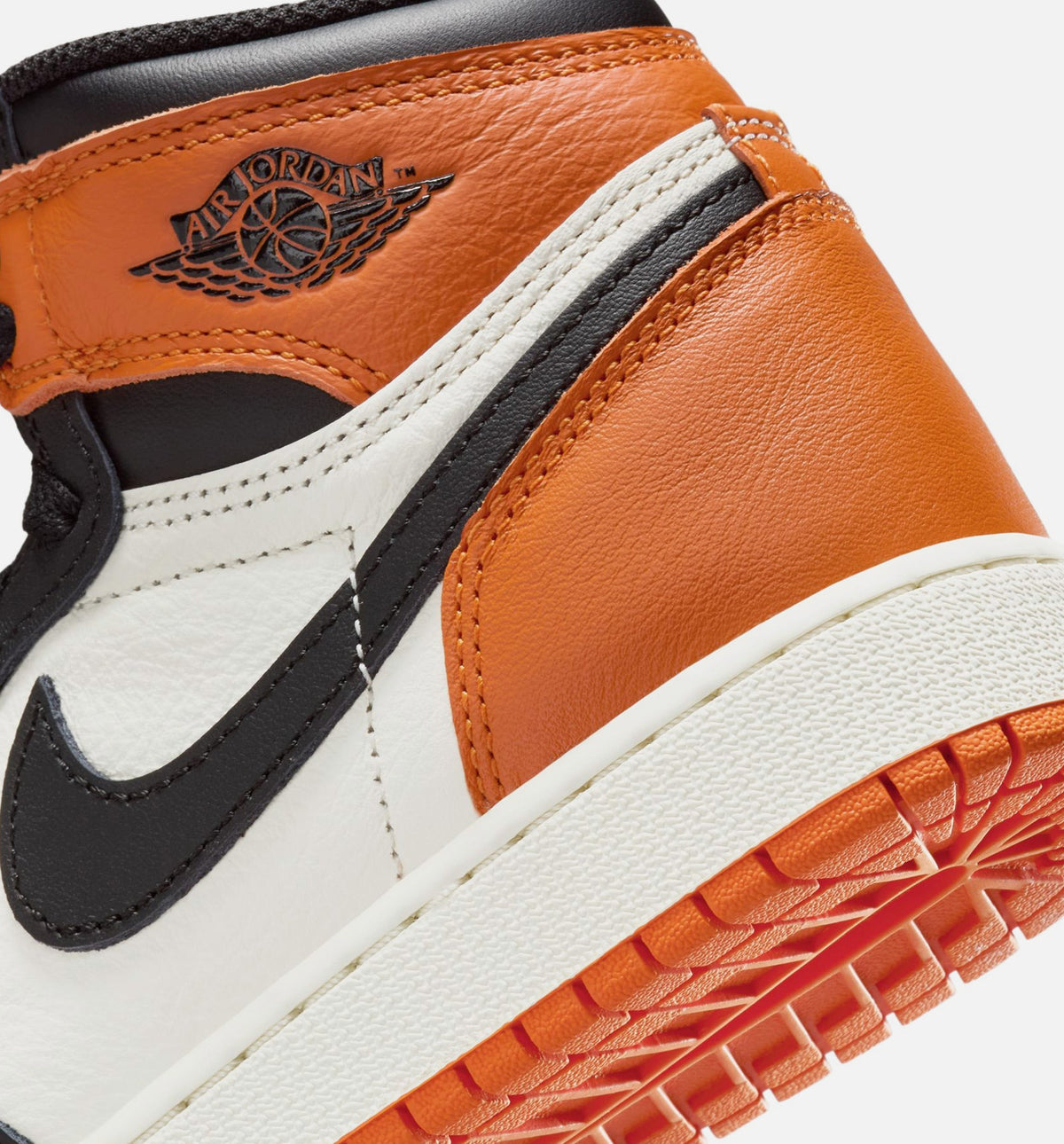 Air Jordan 1 Retro High OG 'Shattered Backboard' Grade School - Black/Black/Sail/Starfish