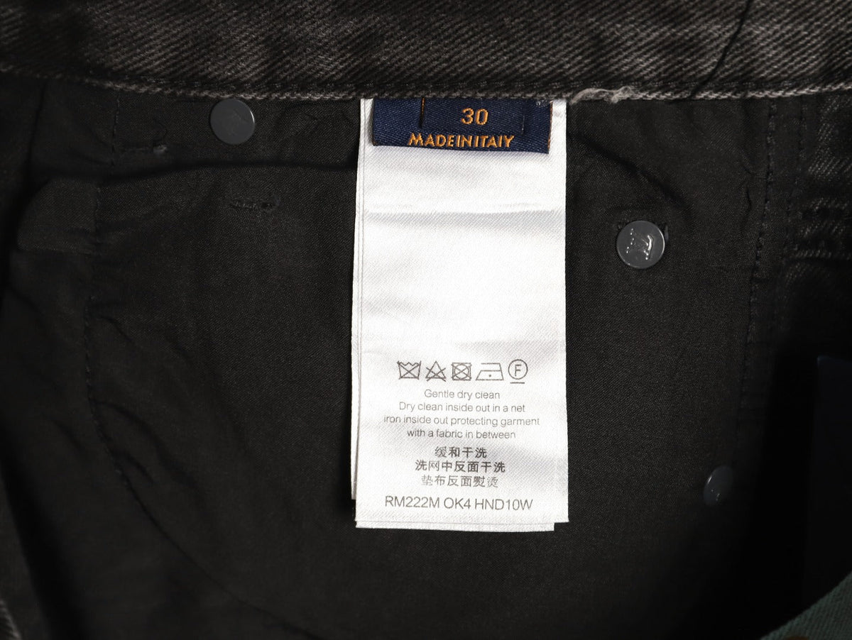 Louis Vuitton Gradient Denim Jeans - Light Blue and Charcoal